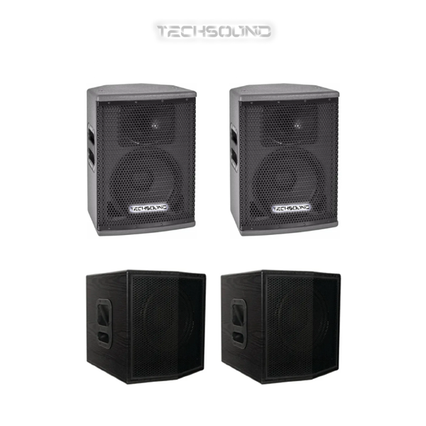 PAR DE VOZ + SUB JBL 800W