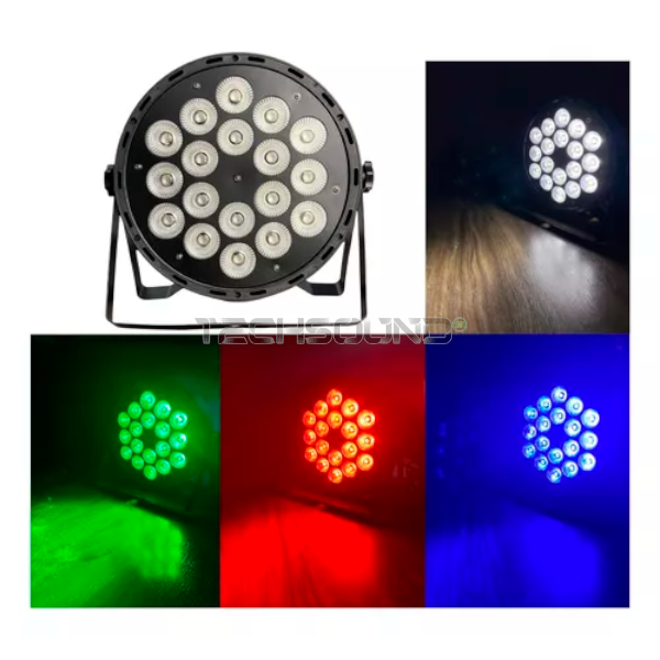 CANHÃO DE LED 18x12w DMX
